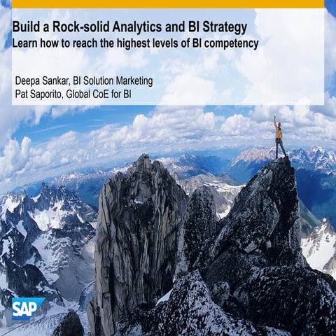 How to Build a Rock-Solid Analytics and Business Intelligence Strategy
