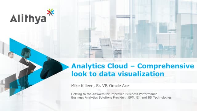 Analytics Cloud Comprehensive Look to Data Visualization