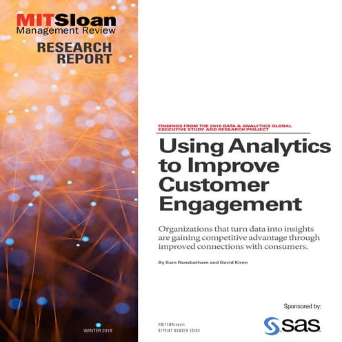 Analytics &  Customer Engagement