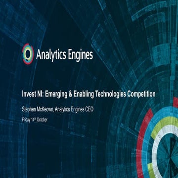 Innovate UK Emerging & Enabling Technologies Roadshow | Analytics Engines | S...