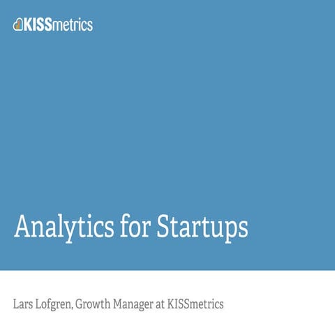 Analytics for Startups