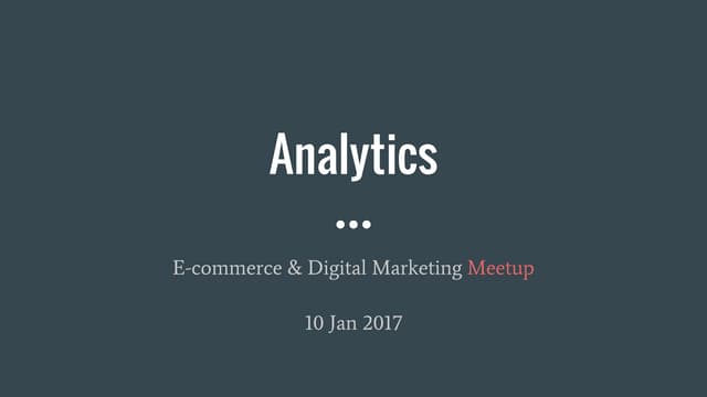 Analytics For Your Startup اهمية الاحصائيات في مشروعك الرقمي Ppt Analytics For Your Startup اهمية الاحصائيات في مشروعك الرقمي Ppt