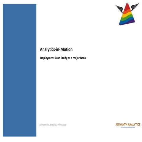 Analytics led transformation of marketing function