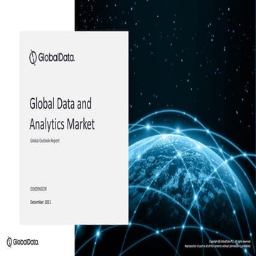 Global Data and Analytics Market Outlook Report