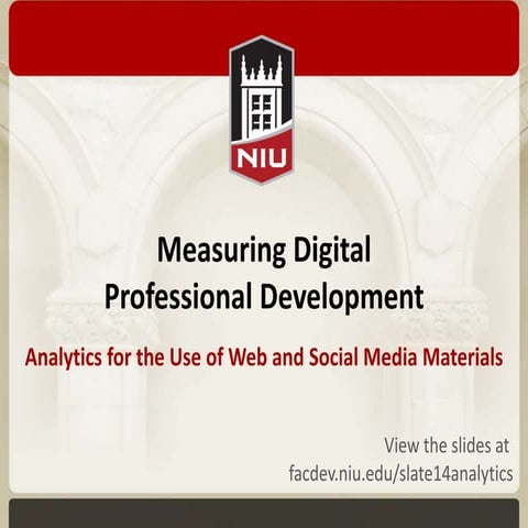 Measuring Digital Professional Development