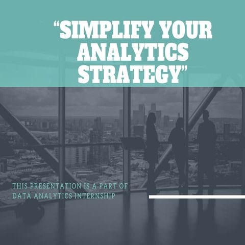 Analytics strategy