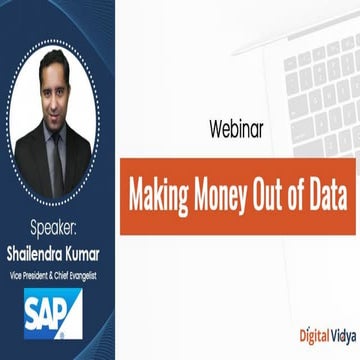 Making Money Out of Data