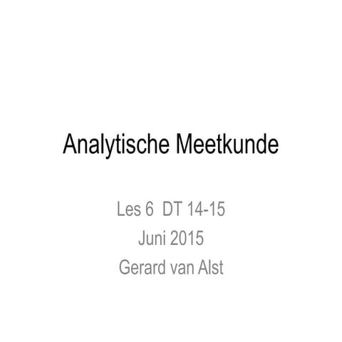 Analytische meetkunde les6 gv alst