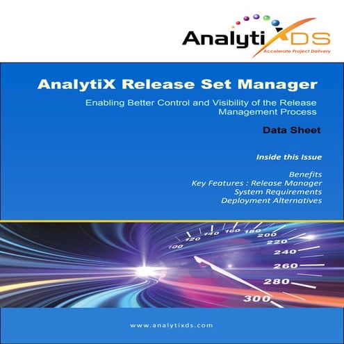 Analytix Release Manager - Data-Sheet