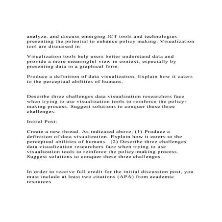 analyze, and discuss emerging ICT tools and technologies present.docx