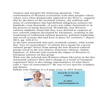 Analyze and interpret the following quotation The confrontation of.docx