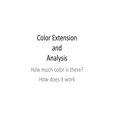 Analyze extention