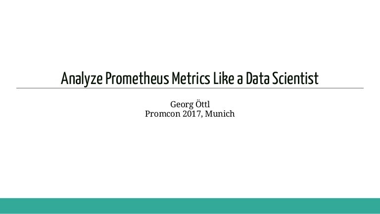 prometheus monitoring machine learning