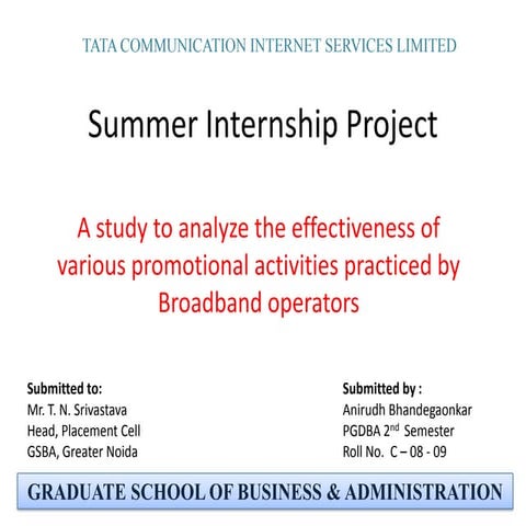 Analyze The Effectiveness Of Atl &amp; Btl Activities Practiced By Broadband O…