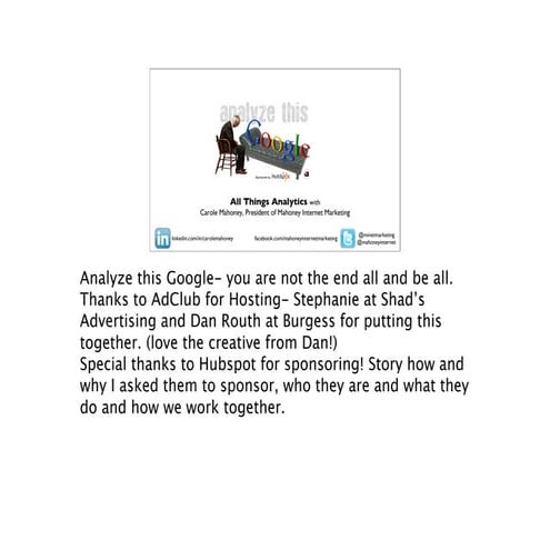 Analyze This -All Things Analytics