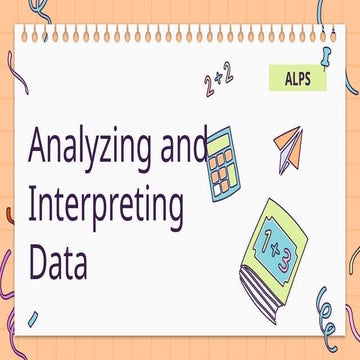 Analyzing and Interpreting Data of Different Charts and Tables | PPTX