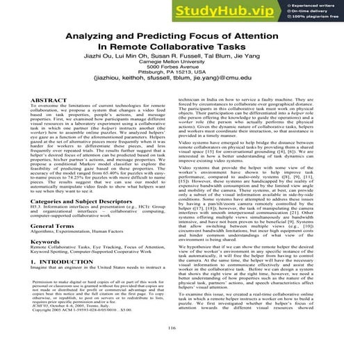 Computational models of human visual attention driven by auditory cues ...