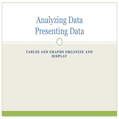 Analyzing data notes | PPTX