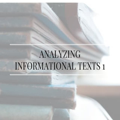 Analyzing nonfiction and rhetoric 1 (rhetorical strategies)