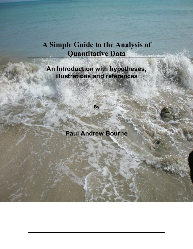 Analyzing quantitative data