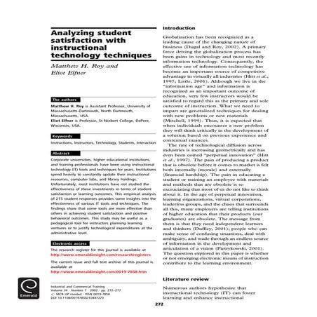 Analyzing satisfacting