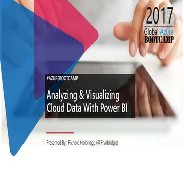 Analyzing & Visualizing Cloud Data With Power BI | PPT