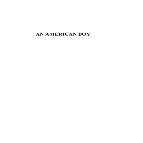 An american boy 
