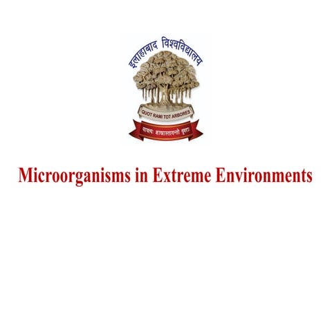 Microorganisms in Extreme Environment...