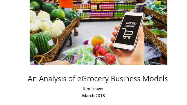 An analysis of e grocery