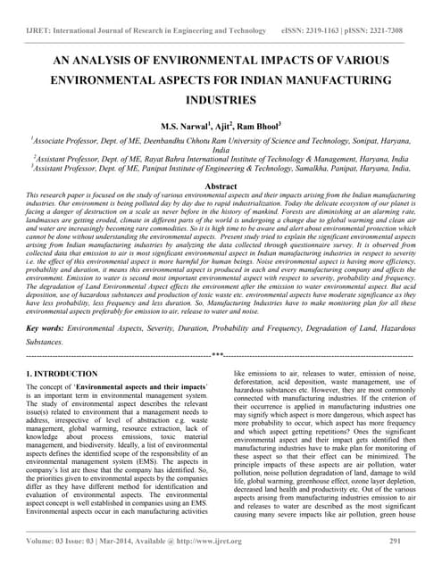 Environmental Impact Assessment of Residential Township | PDF