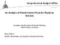 An Analysis of Private-Sector Prices for Physician Services