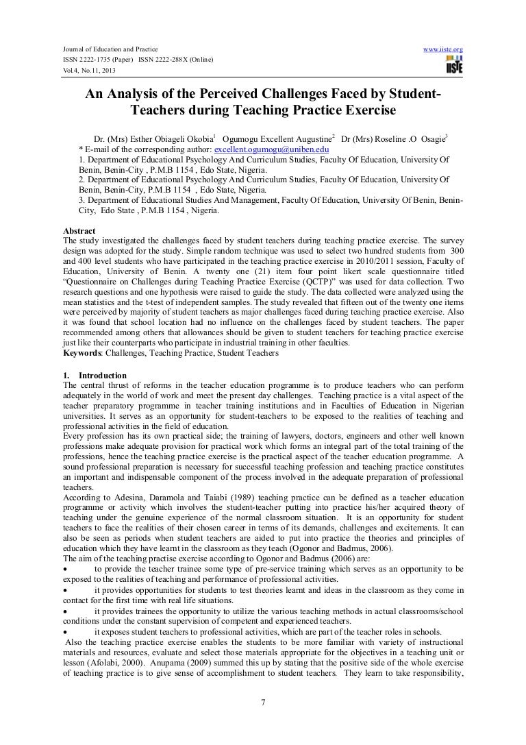 Essay on challenges faced by students picture