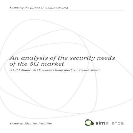 An analysis of the security needs
