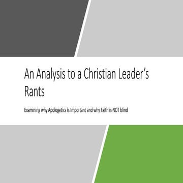 An Analysis to a Christian Leader’s Rants.pptx