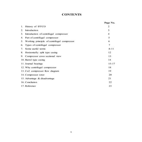 IFFCO Industrial Presentation Report