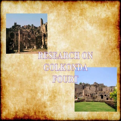 Power Point Presentation on Golkonda Fourt