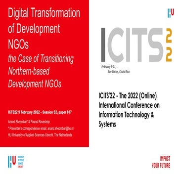 Digital Transformation of Development NGOs : the Case of Transitioning Northe...