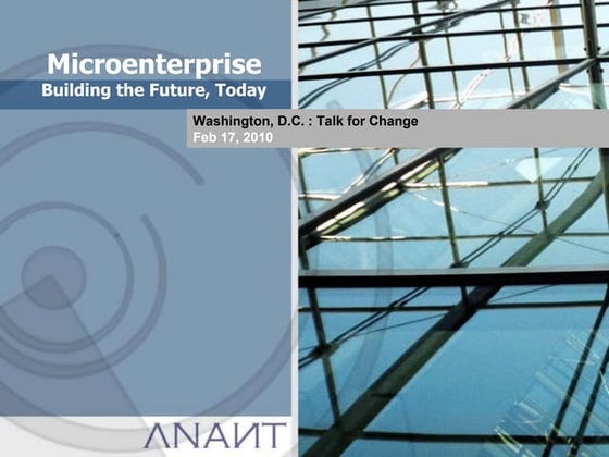 Anant - Micro Enterprise - The Future, Today