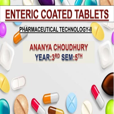  Enteric coated tablet