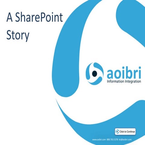 An Aoibri SharePoint Healthcare Story