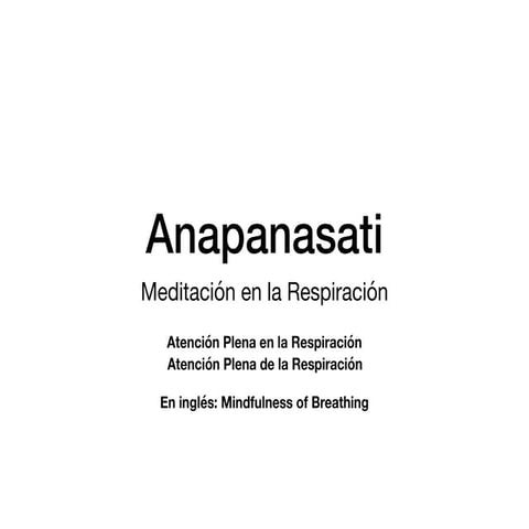 Anapanasati