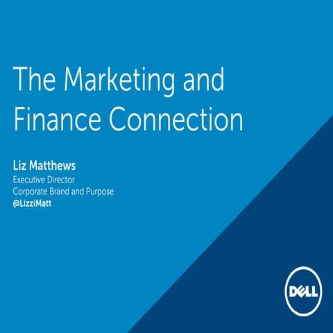 The Marketing and Finance Connection