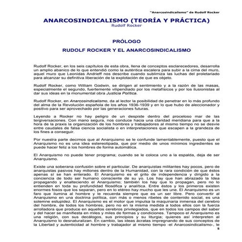 Origen del anarquismo | PDF