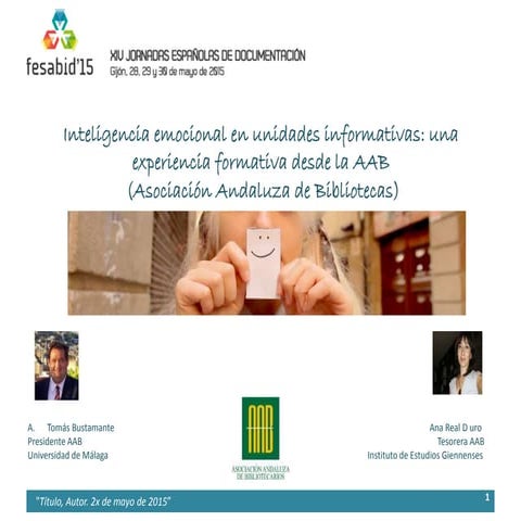 Inteligencia emocional en unidades de información: una experiencia formativa ...