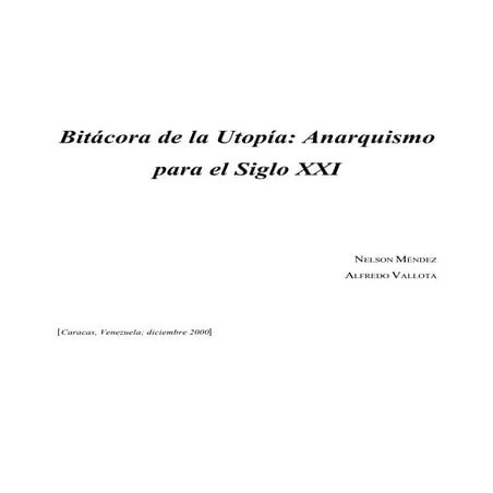 Anarquismo para el s. xxi