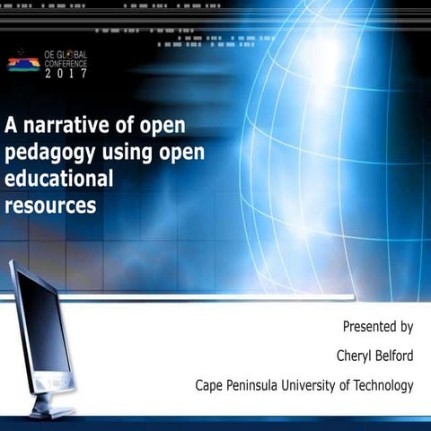 A narrative of open pedagogy using open educational resources