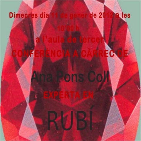 Ana, rubí