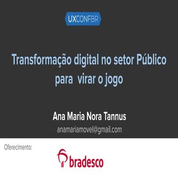 Transformação Digital no Setor Público para Virar o Jogo | PDF