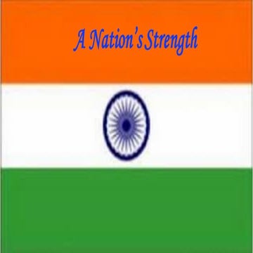 A nation's strength