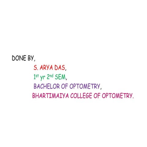 Anat n physio of cornea......... arya